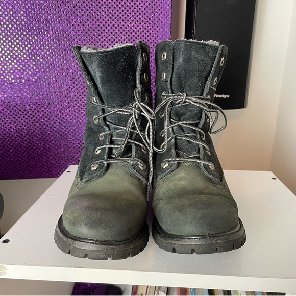 WOMENS TIMBERLAND AUTHENTIC TEDDY FOLD WATERPROOF BOOTS - Picture 4 of 9